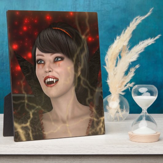 Mooie heks fotoplaat (Zijkant)