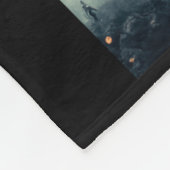 Mooie Heks Gothic Fantasy Vampire Moonlight 1 Fleece Deken (Hoek)