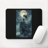 Mooie Heks Gothic Fantasy Vampire Moonlight 1 Muismat (Met muis)