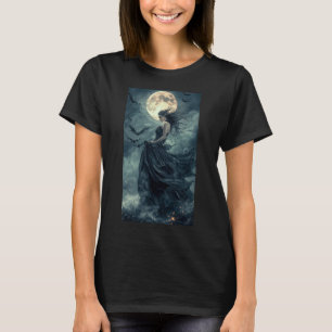 Mooie Heks Gothic Fantasy Vampire Moonlight 1 T-shirt