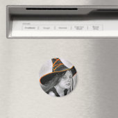 Mooie heks Halloween magneet (Insitu (Vaatwasser))