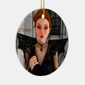 Mooie Heks Keramisch Ornament (Rechts)