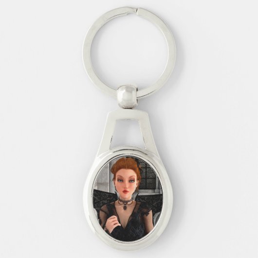 Mooie Heks Sleutelhanger (Voorkant)