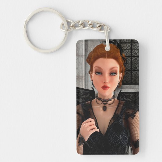 Mooie Heks Sleutelhanger (Voorkant)