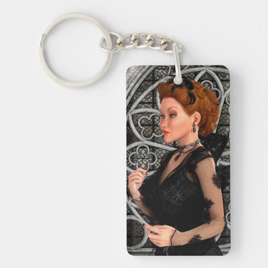 Mooie Heks Sleutelhanger (Voorkant)