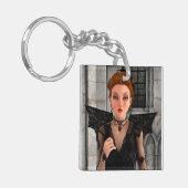 Mooie Heks Sleutelhanger (Voorkant Links)
