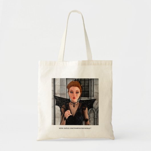 Mooie heks tote bag (Voorkant)