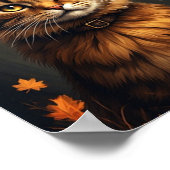 Mooie heksenkat poster (Hoek)