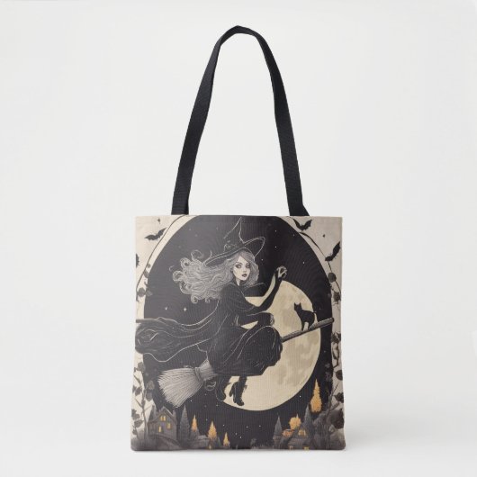 Mooie heksentas tote bag (Voorkant)