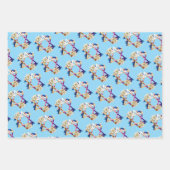 Mooie heldere bloemen ster van David Joodse Event Inpakpapier Vel (Voorkant)