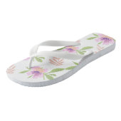 Mooie heldere bloemen voor zomerplezier teenslippers (Schuin)