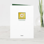 Mooie Heldere Daisy Congratulations Birthday Kaart (Achterkant)