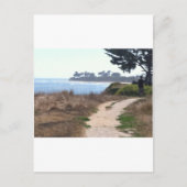 Mooie heldere hemel aan de strand. briefkaart (Voorkant)