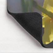 Mooie heldere kleur gele narcis bloem muismat (Hoek)