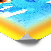 Mooie, heldere Oranje bossen. Bestel nu Poster (Hoek)