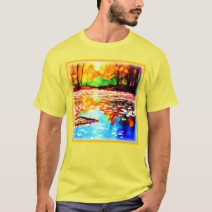 Mooie, heldere Oranje bossen. Bestel nu T-shirt