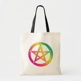 Mooie heldere pentakel tote bag