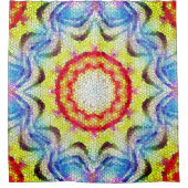 Mooie, heldere Tegel zon Douchegordijn (Voorkant)