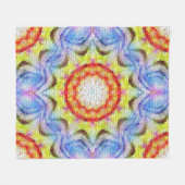 Mooie, heldere Tegel zon Fleece Deken (Voorkant (Horizontaal))