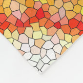 Mooie, heldere Tegel zon Fleece Deken (Hoek)