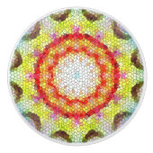 Mooie, heldere Tegel zon Keramische Knop (Voorkant)