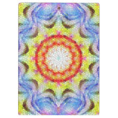 Mooie, heldere Tegel zon Klembord (Achterkant)