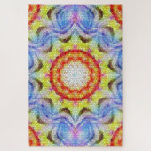 Mooie, heldere Tegel zon Legpuzzel (Verticaal)