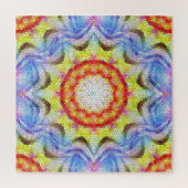 Mooie, heldere Tegel zon Legpuzzel (Verticaal)