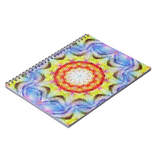 Mooie, heldere Tegel zon Notitieboek (Linkerzijde)