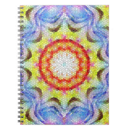 Mooie, heldere Tegel zon Notitieboek