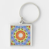 Mooie, heldere Tegel zon Sleutelhanger (Voorkant)