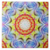 Mooie, heldere Tegel zon Tegeltje (Voorkant)