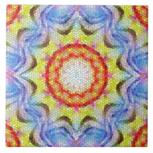 Mooie, heldere Tegel zon Tegeltje