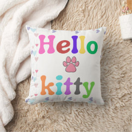 Mooie Hello Kitty Geïnspireerde Kussen