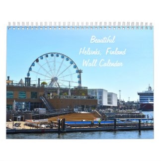 Mooie Helsinki Finland Muur Kalender
