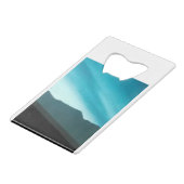 Mooie hemel creditkaart flessenopener (Voorkant Gekanteld)