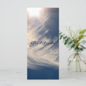 Mooie hemel en breedtegraad inspireren op maat (Staand voorkant)