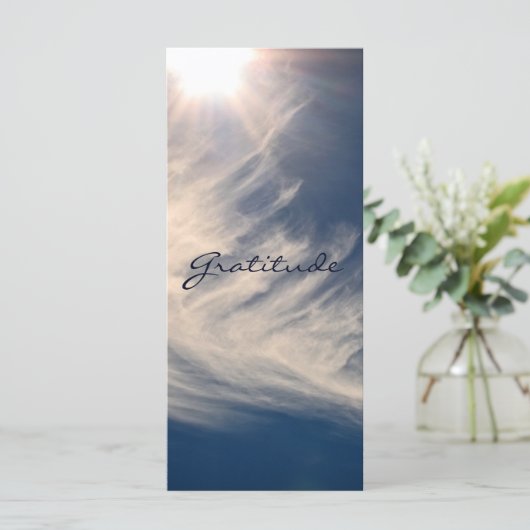 Mooie hemel en breedtegraad inspireren op maat (Staand voorkant)