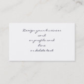 Mooie hemel en breedtegraad inspireren op maat visitekaartje (Achterkant)