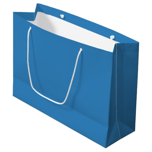 Mooie Hemelsblauwe Bruiloftsfeest Groot Cadeauzakje (Voorkant Gekanteld)