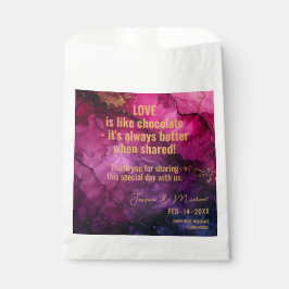 Mooie hemelse elegantie Marmeren Symfonie Bedankzakje