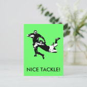 Mooie hendel, Rugby Briefkaart (Staand voorkant)