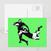 Mooie hendel, Rugby Briefkaart (Voorkant / Achterkant)