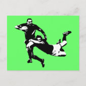 Mooie hendel, Rugby Briefkaart (Voorkant)