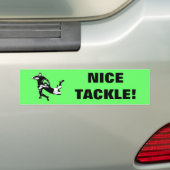 Mooie hendel, Rugby Bumpersticker (Op auto)