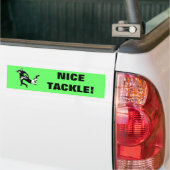 Mooie hendel, Rugby Bumpersticker (Op Truck)