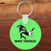 Mooie hendel, Rugby Sleutelhanger (Voorkant)