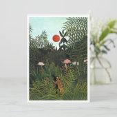 Mooie Henri Rousseau's beroemde Virgin Forest Kaart (Staand voorkant)