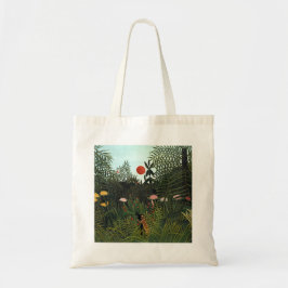 Mooie Henri Rousseau's beroemde Virgin Forest Tote Bag