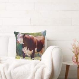 Mooie Hereford Bull Kussen